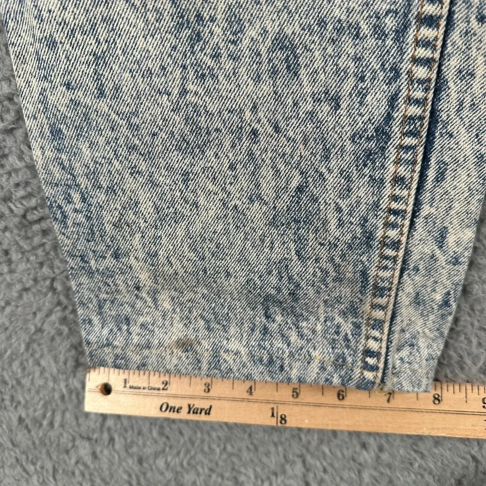 Vtg 1981 Levi's 575 Jeans Tapered Orange Tab Acid Wash USA 32x34(31x31 Fits)‎